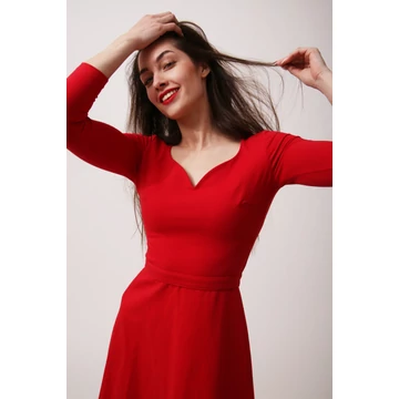 MUSE dress - piros