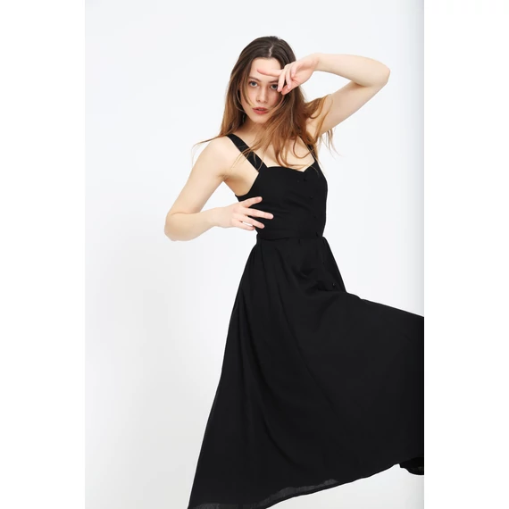 ROMANCE dress - fekete