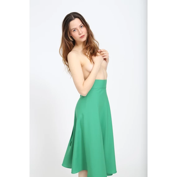 THE WRAP SKIRT - zöld  átlapolós one size szoknya