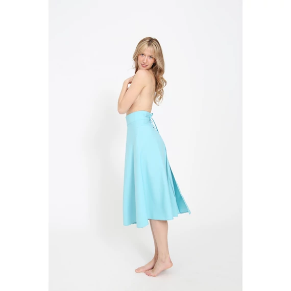 THE WRAP SKIRT - halvány türkíz  átlapolós one size szoknya