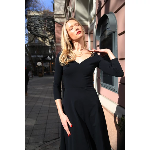 MUSE dress - fekete