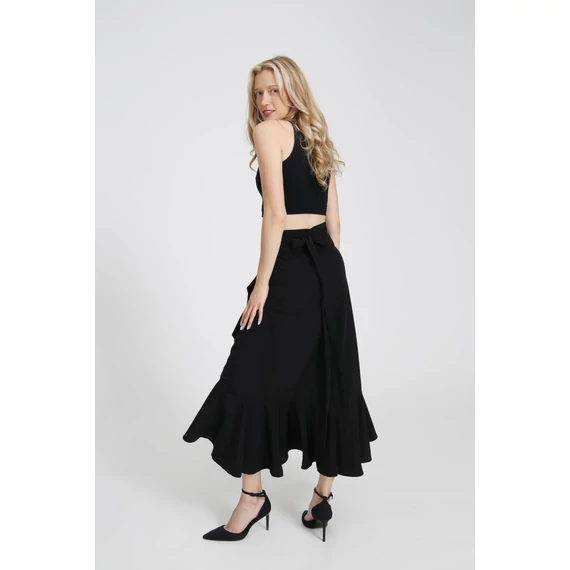 FRILL SKIRT - púder