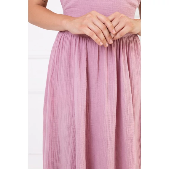 OPEN BACK SUMMER DRESS - fehér