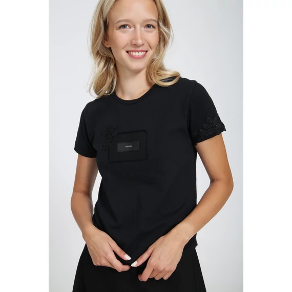 LACE polo - fekete 