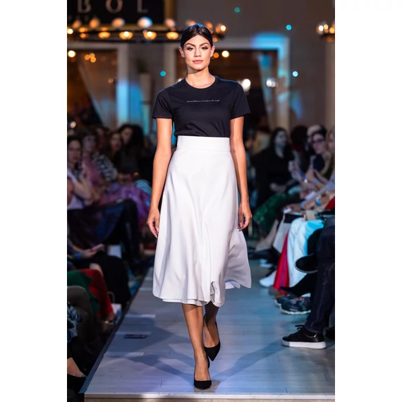 NESHEEMA the wrap skirt - white / átlapolós szoknya 