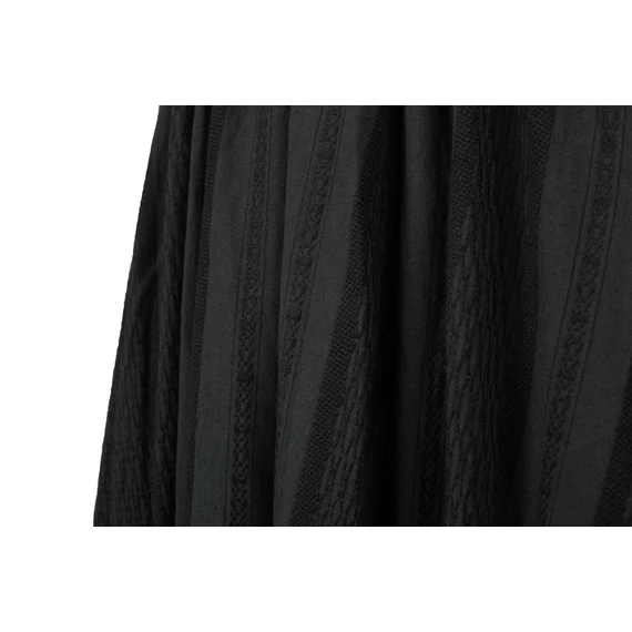 THE SUMMER DRESS TEXTURED BLACK 