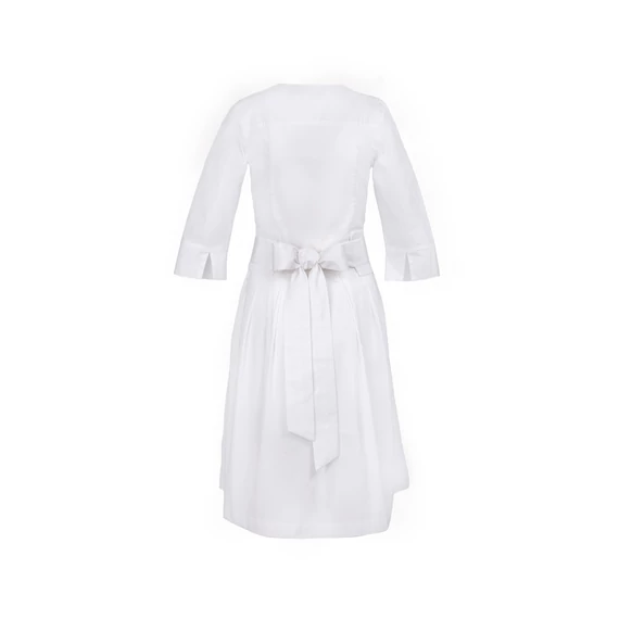 SHIRT DRESS WITH WIDE BELT